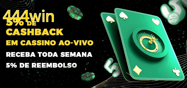 Promoções do cassino ao Vivo 444win